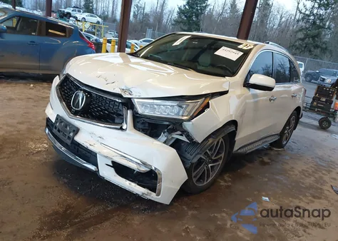 2017 Acura Mdx Advance z USA, uszkodzony, nr VIN 5FRYD4H9XHB037246
